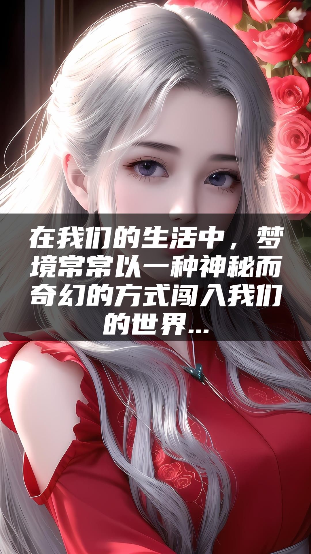 在我们的生活中，梦境常常以一种神秘而奇幻的方式闯入我们的世界...