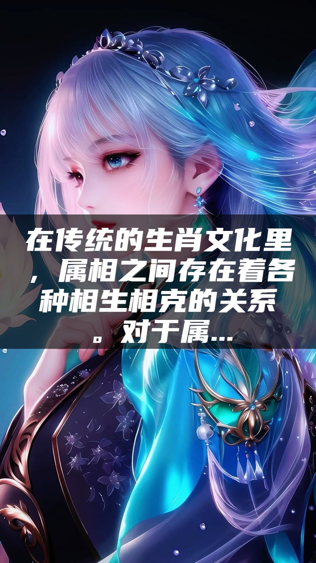 在传统的生肖文化里，属相之间存在着各种相生相克的关系。对于属...