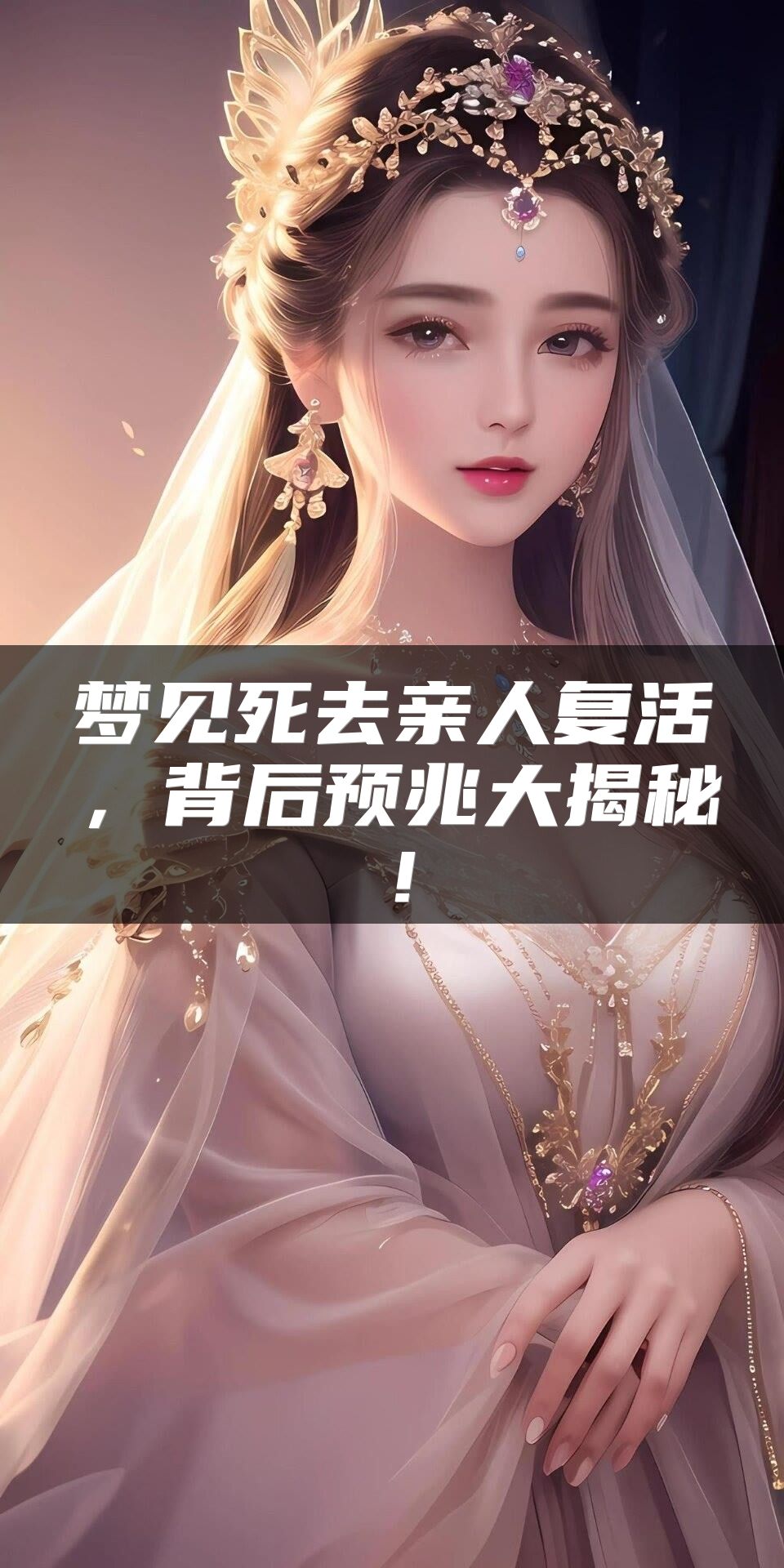 梦见死去亲人复活，背后预兆大揭秘！