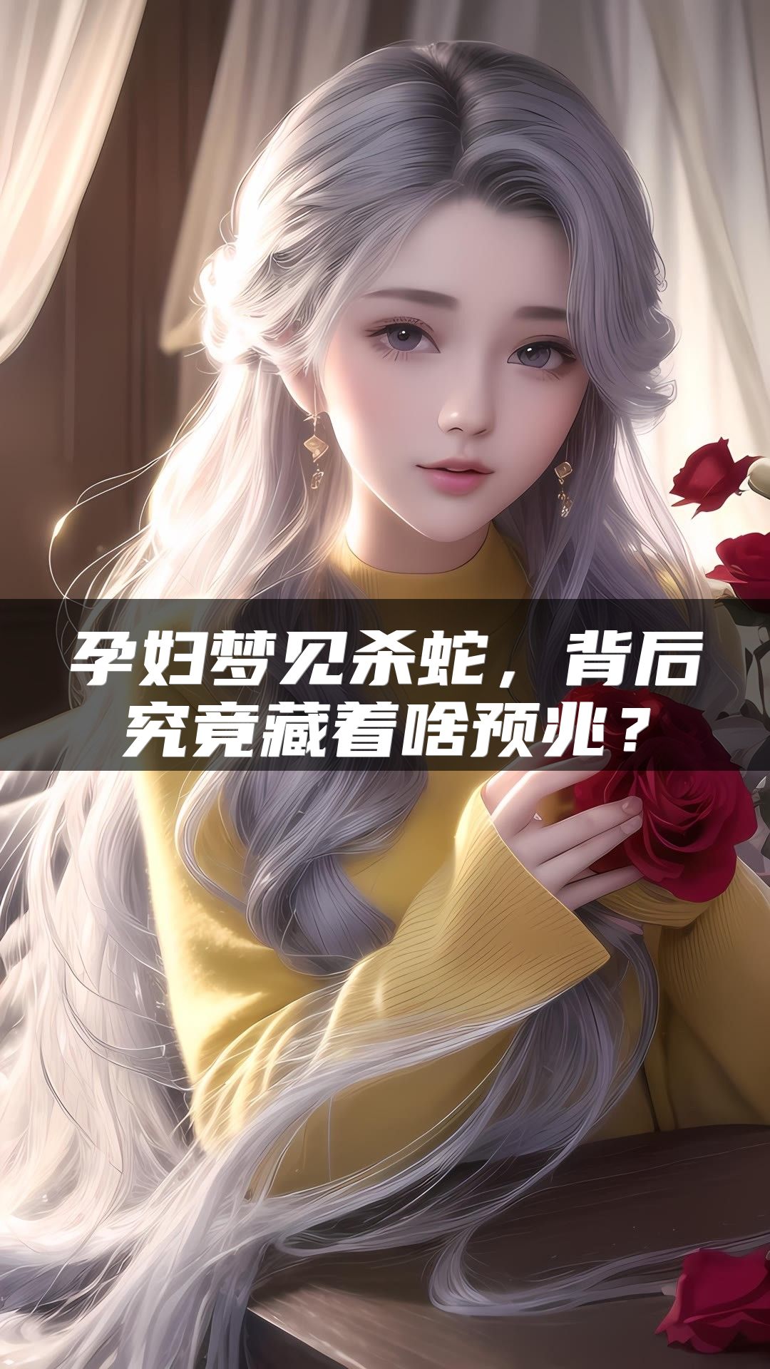 孕妇梦见杀蛇，背后究竟藏着啥预兆？
