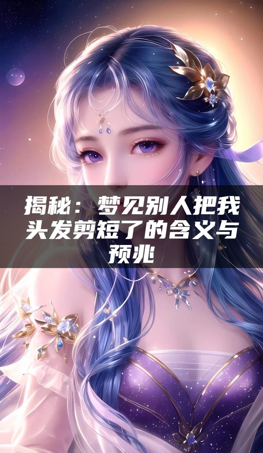 揭秘：梦见别人把我头发剪短了的含义与预兆