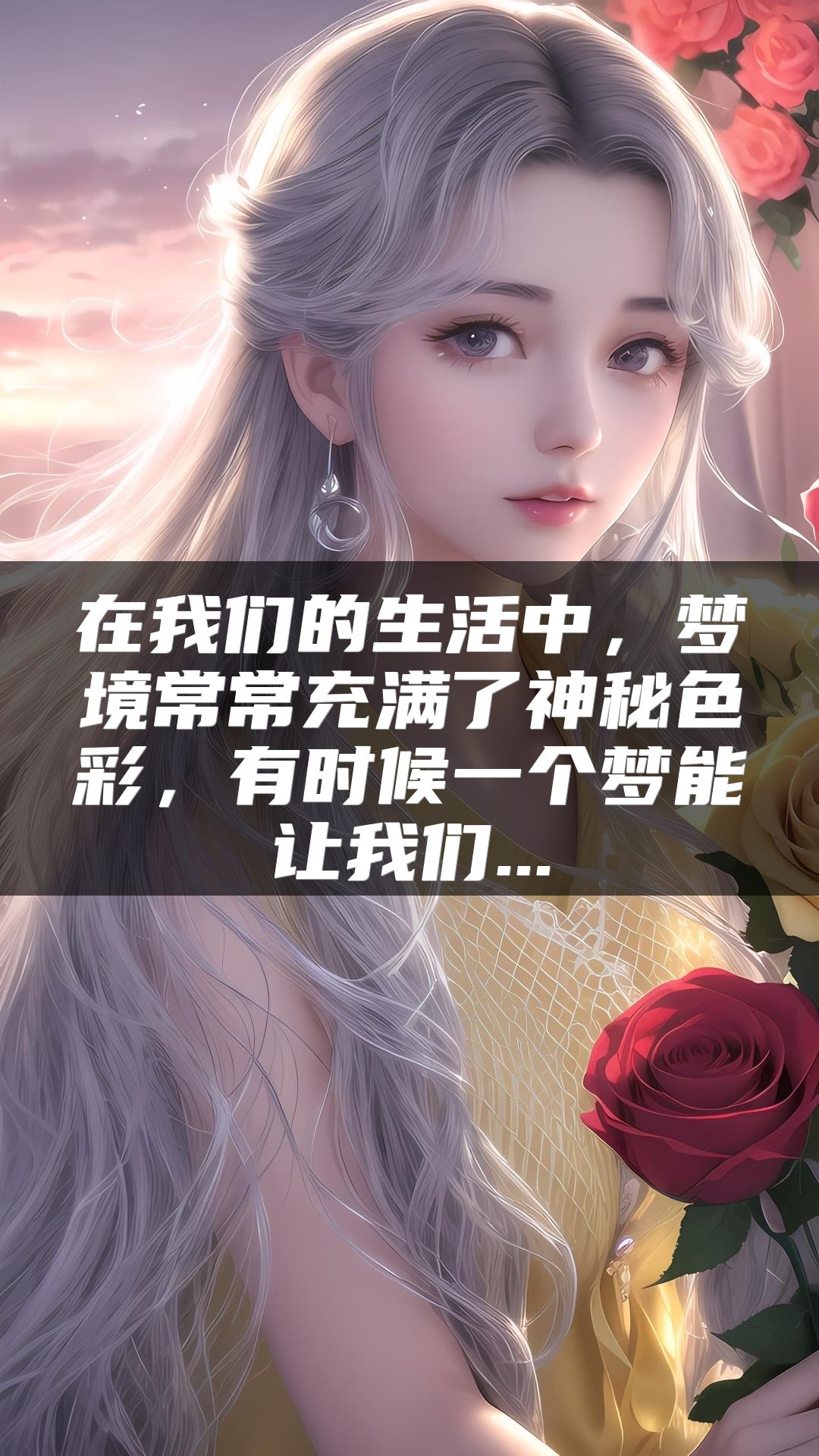 在我们的生活中，梦境常常充满了神秘色彩，有时候一个梦能让我们...