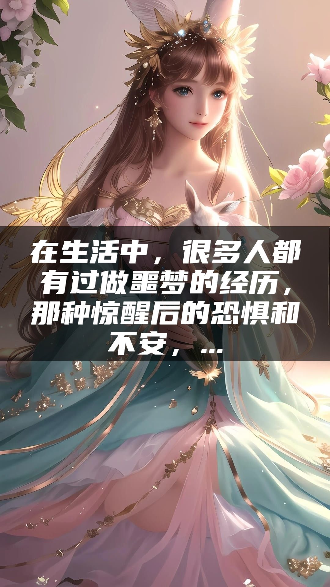 在生活中，很多人都有过做噩梦的经历，那种惊醒后的恐惧和不安，...