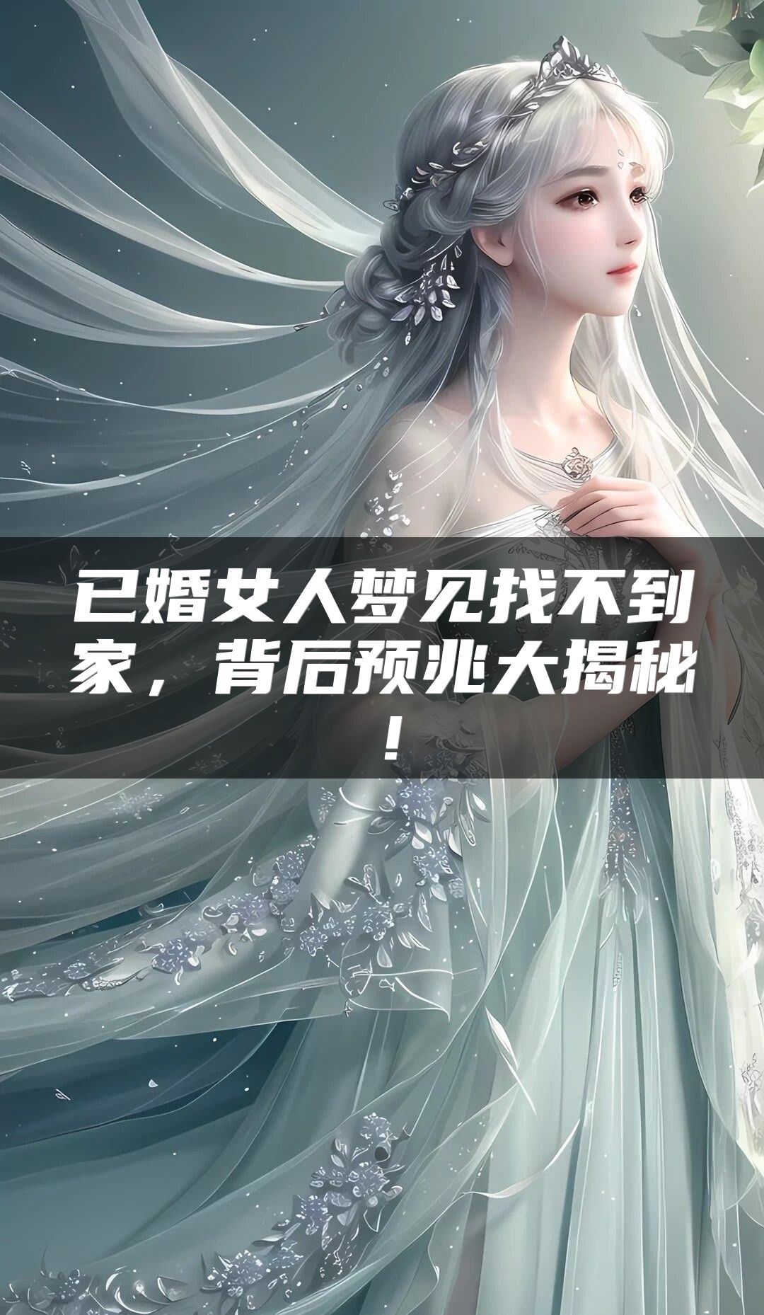 已婚女人梦见找不到家，背后预兆大揭秘！