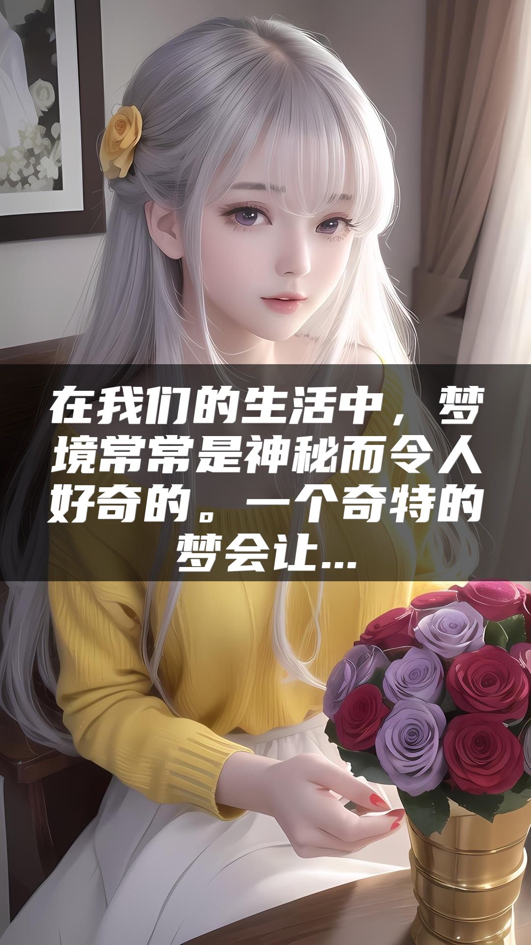 在我们的生活中，梦境常常是神秘而令人好奇的。一个奇特的梦会让...