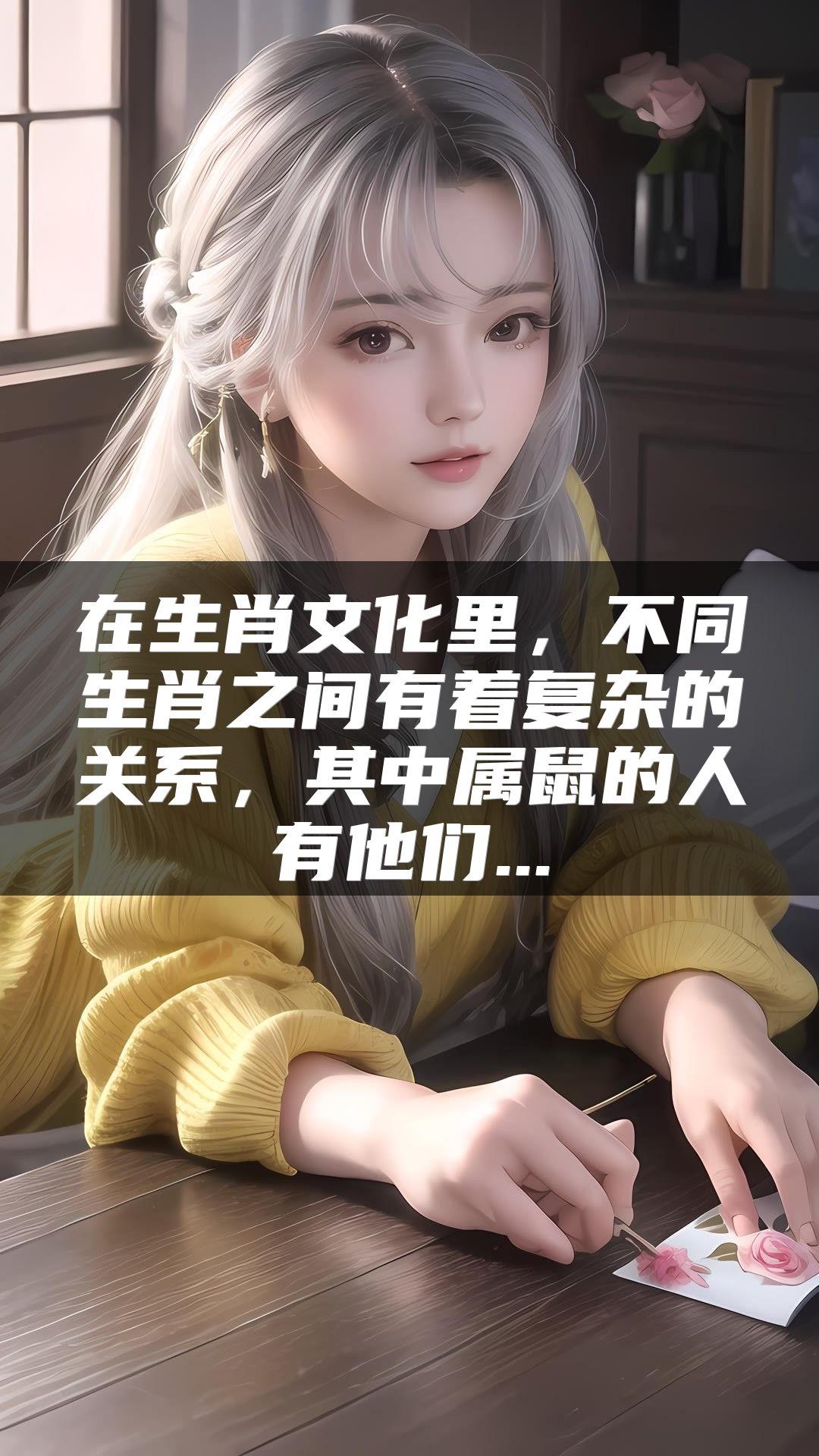 在生肖文化里，不同生肖之间有着复杂的关系，其中属鼠的人有他们...
