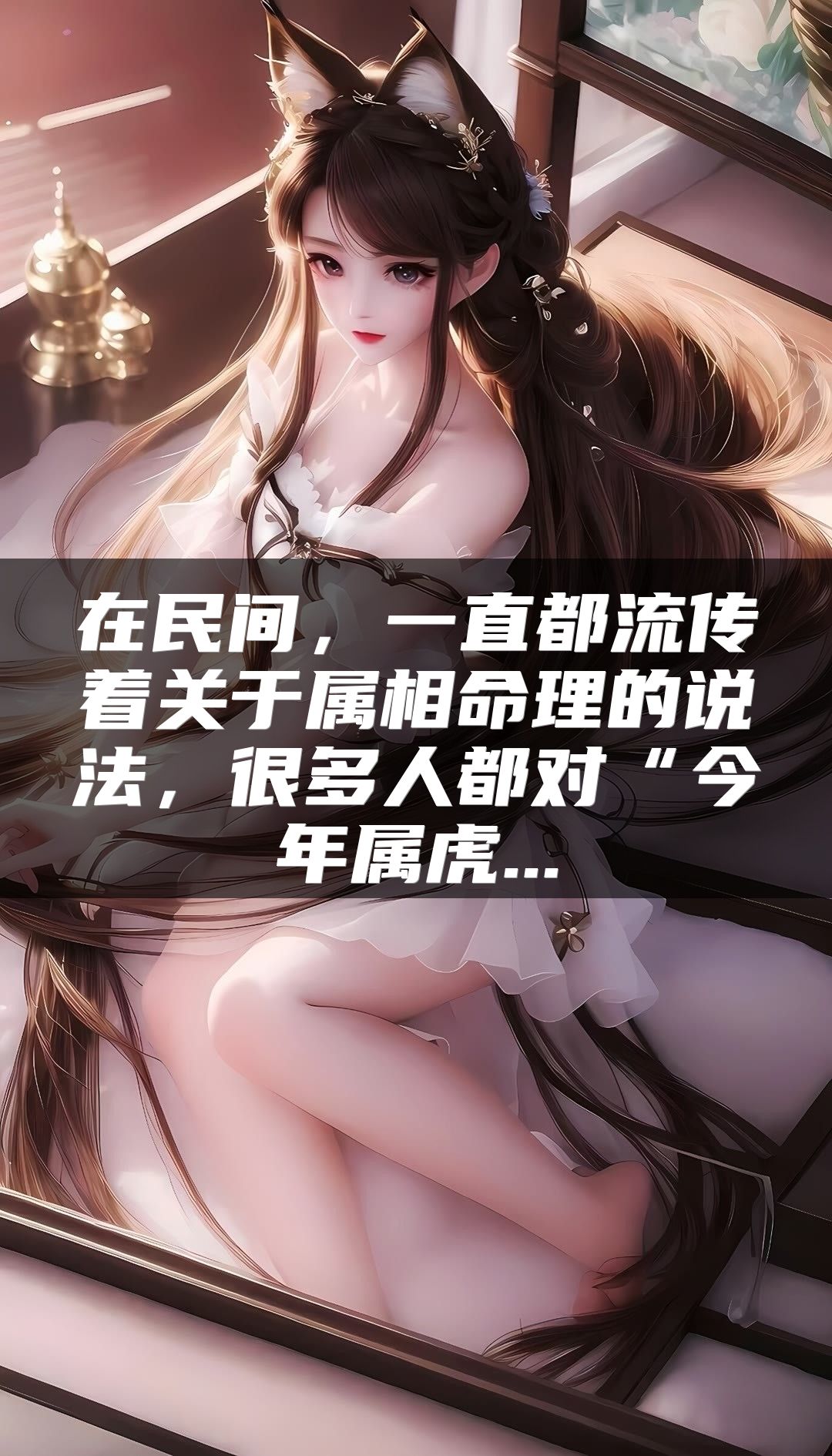 在民间，一直都流传着关于属相命理的说法，很多人都对“今年属虎...