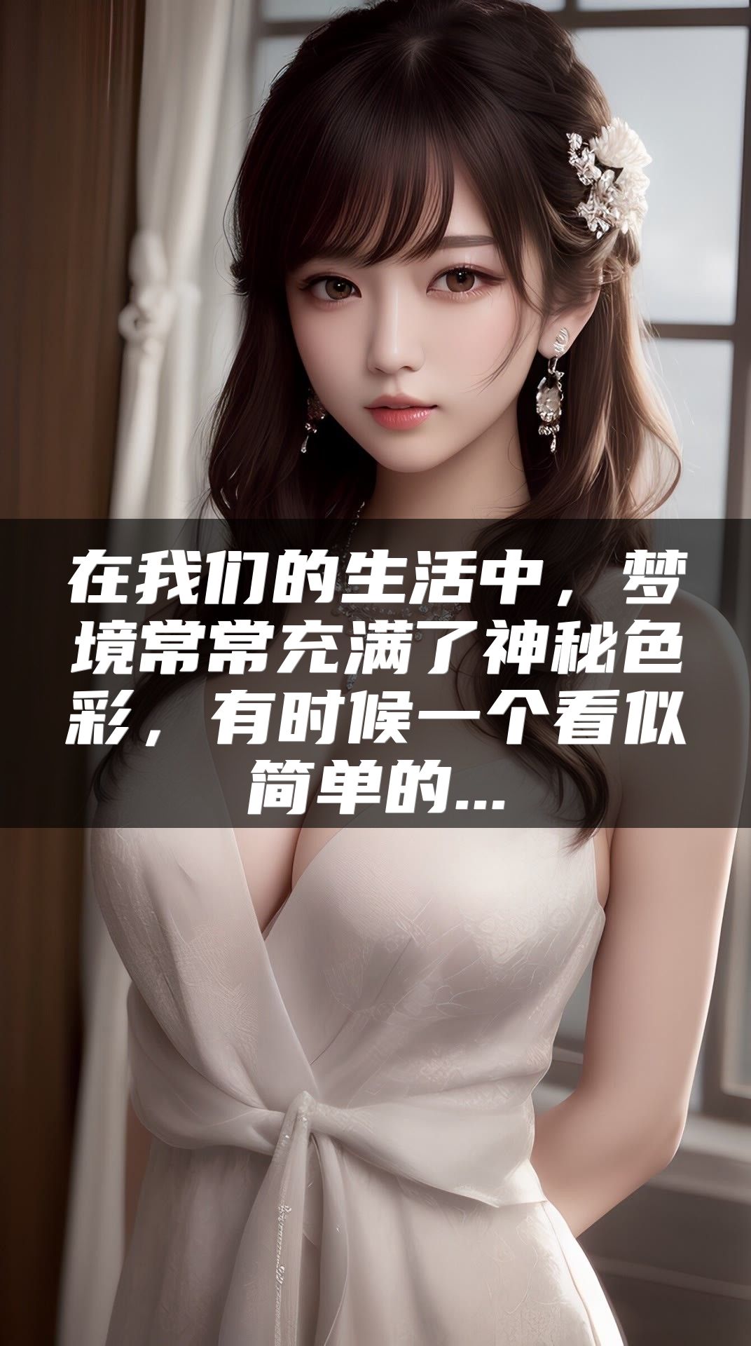 在我们的生活中，梦境常常充满了神秘色彩，有时候一个看似简单的...