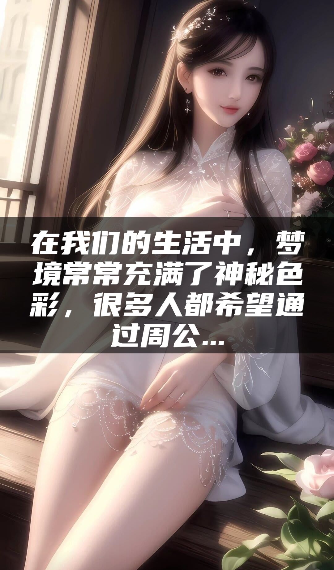 在我们的生活中，梦境常常充满了神秘色彩，很多人都希望通过周公...