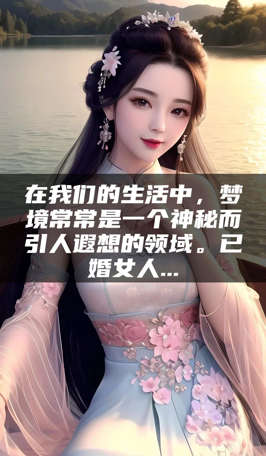 在我们的生活中，梦境常常是一个神秘而引人遐想的领域。已婚女人...