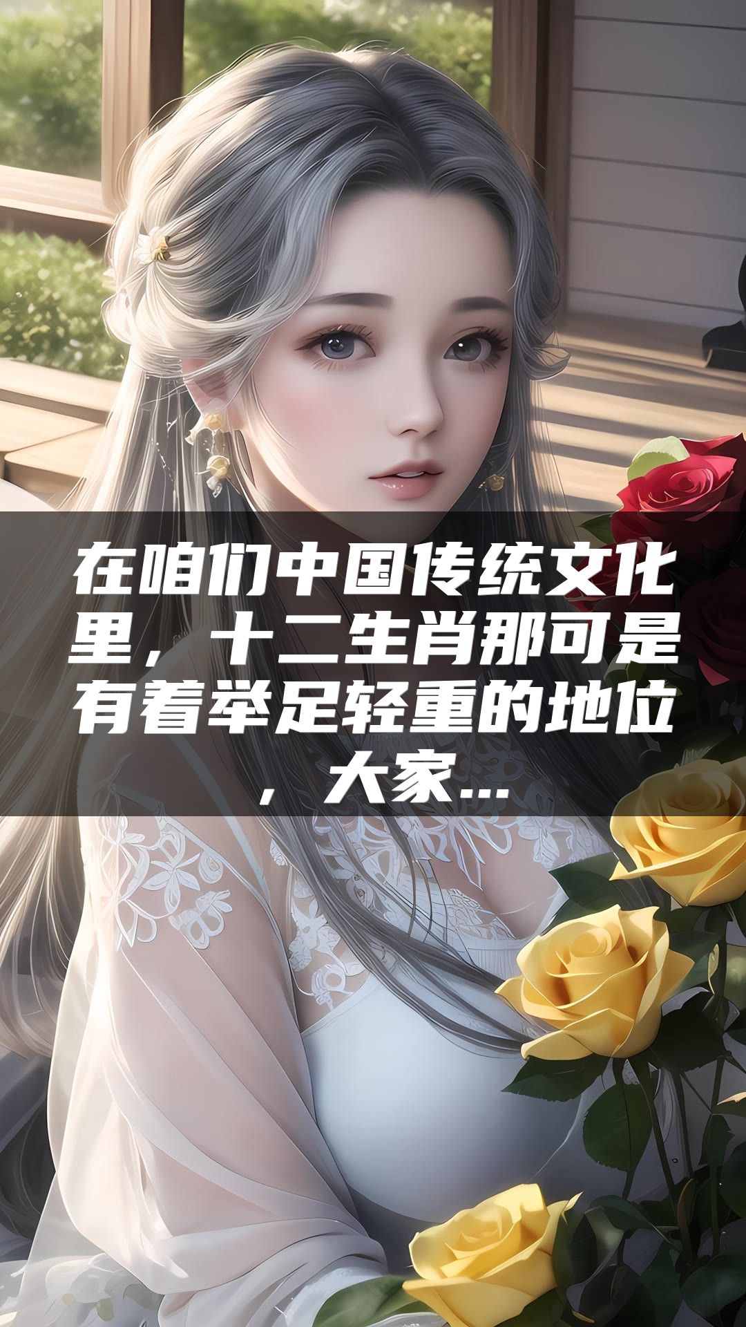 在咱们中国传统文化里，十二生肖那可是有着举足轻重的地位，大家...