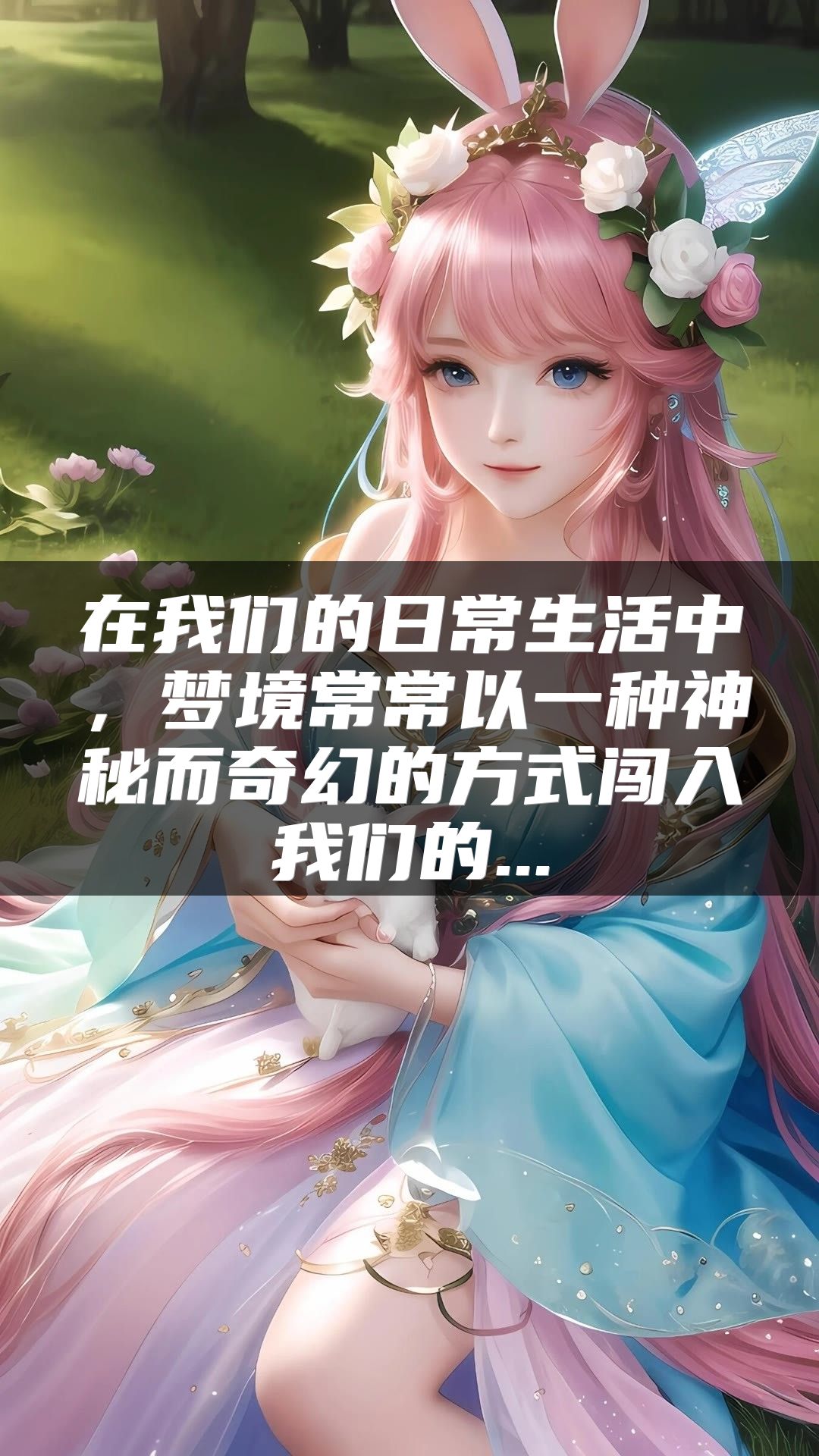 在我们的日常生活中，梦境常常以一种神秘而奇幻的方式闯入我们的...
