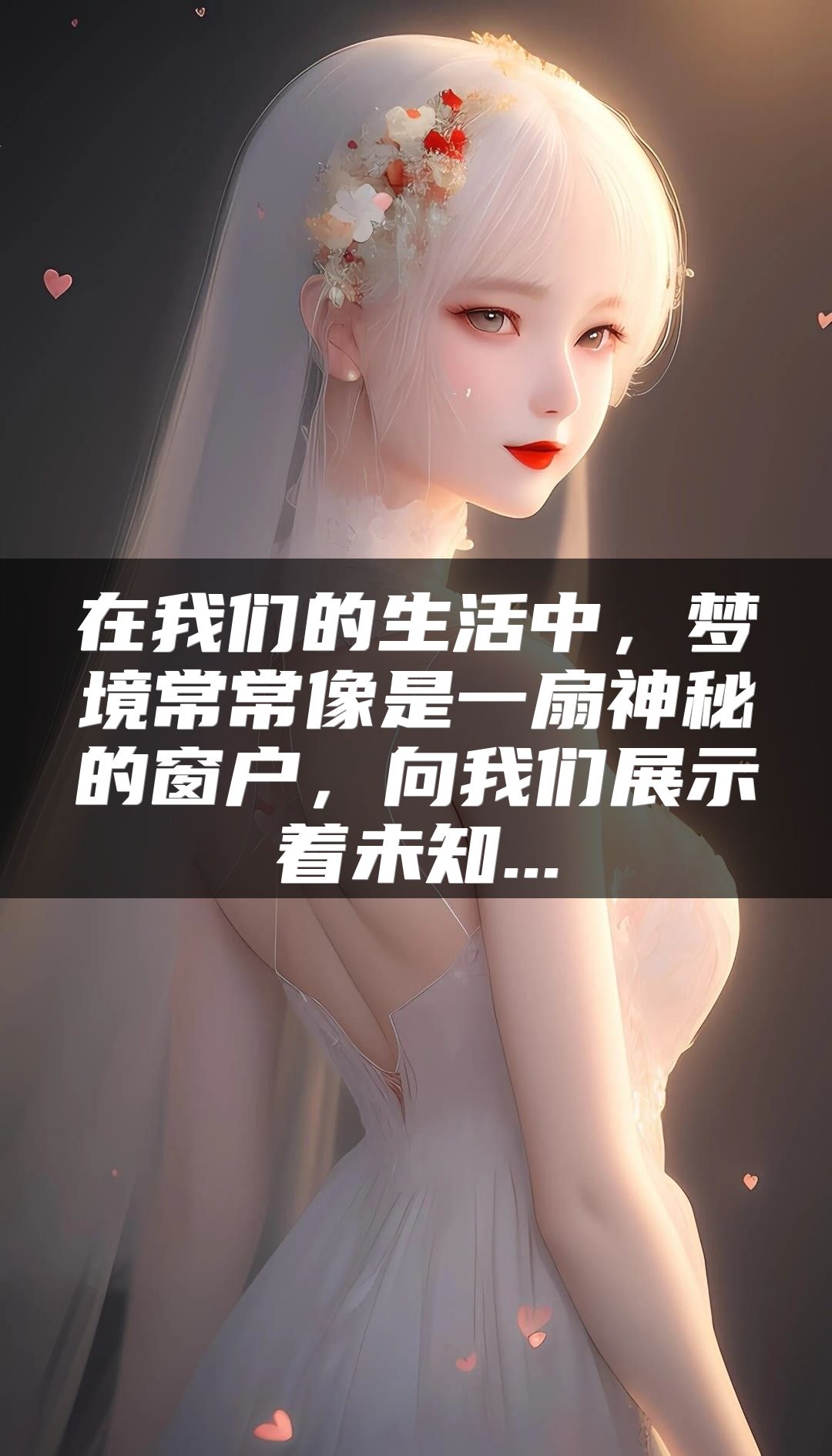 在我们的生活中，梦境常常像是一扇神秘的窗户，向我们展示着未知...