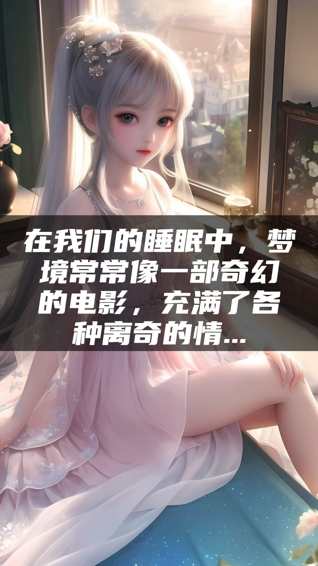 在我们的睡眠中，梦境常常像一部奇幻的电影，充满了各种离奇的情...