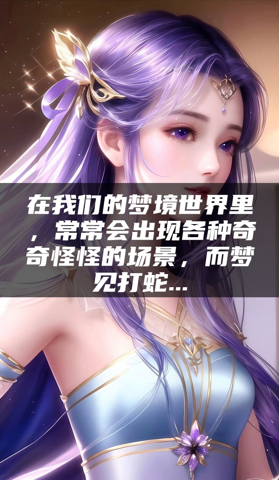 在我们的梦境世界里，常常会出现各种奇奇怪怪的场景，而梦见打蛇...