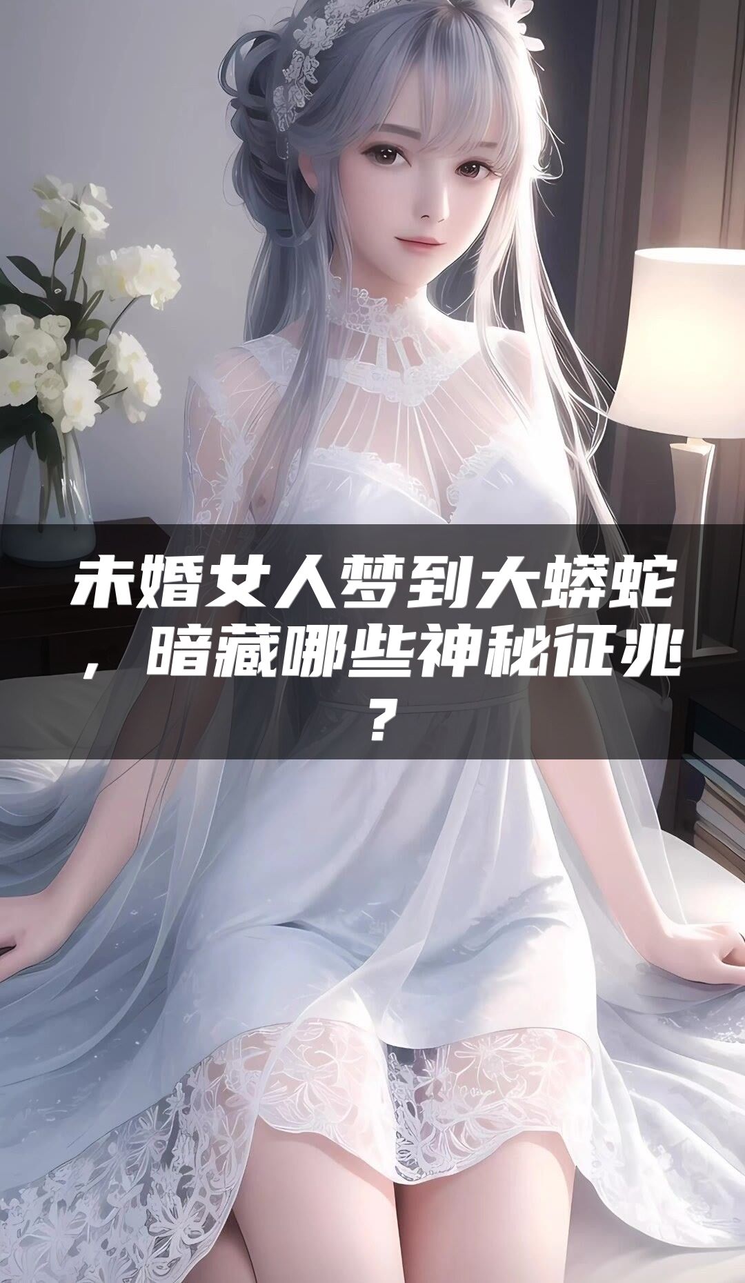 未婚女人梦到大蟒蛇，暗藏哪些神秘征兆？