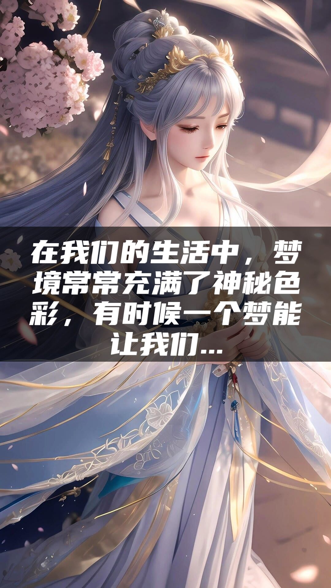 在我们的生活中，梦境常常充满了神秘色彩，有时候一个梦能让我们...