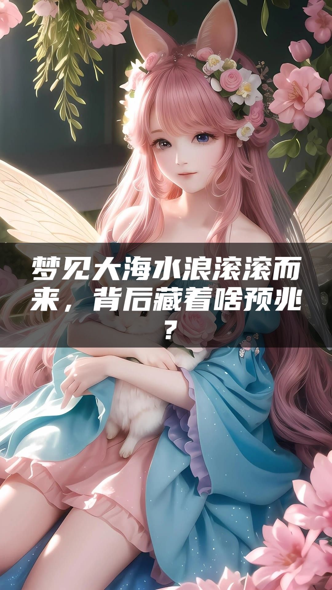 梦见大海水浪滚滚而来，背后藏着啥预兆？