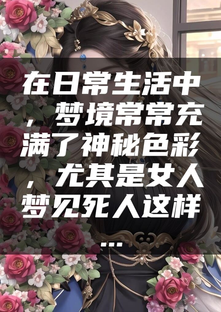 在日常生活中，梦境常常充满了神秘色彩，尤其是女人梦见死人这样...