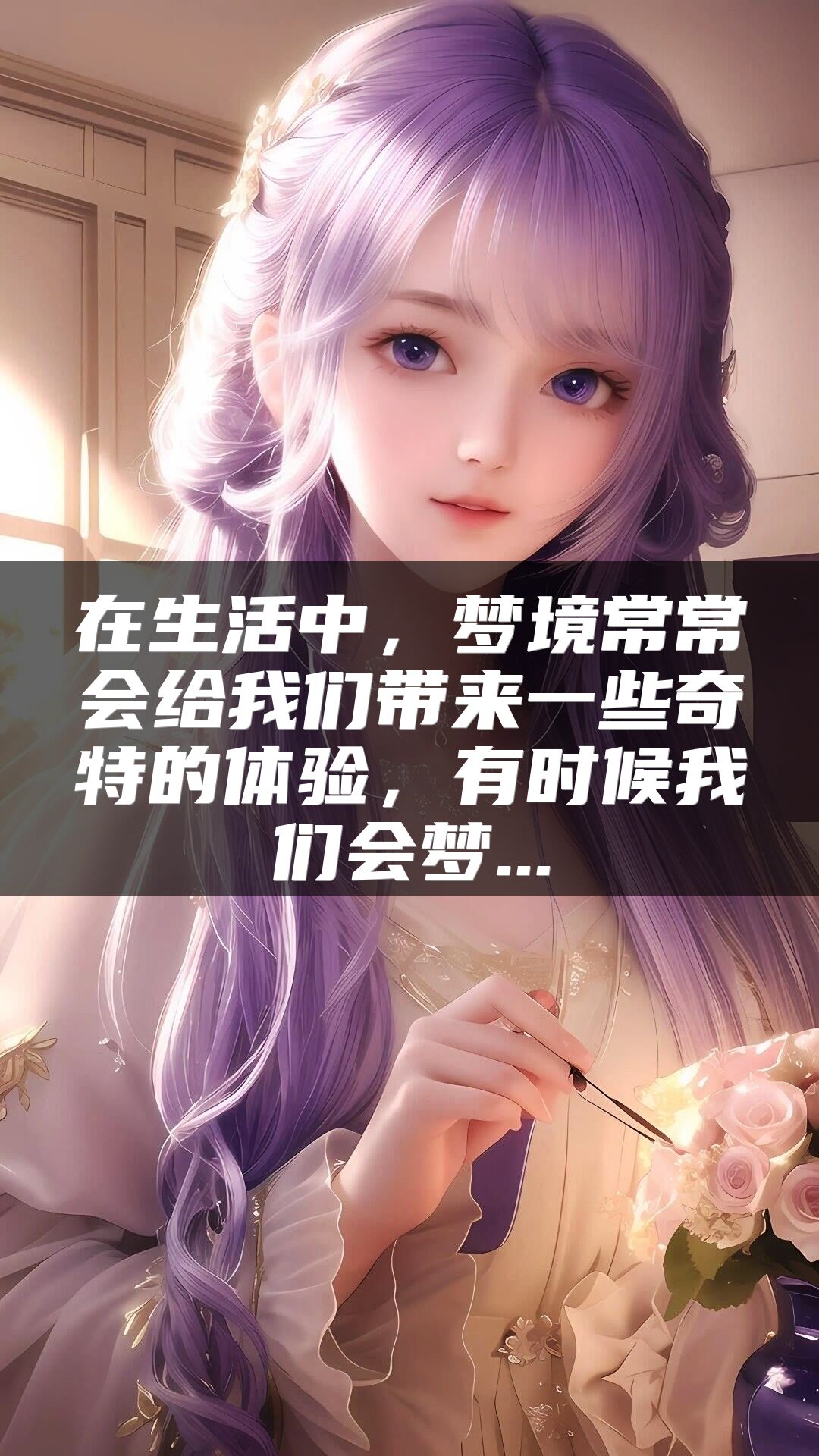在生活中，梦境常常会给我们带来一些奇特的体验，有时候我们会梦...