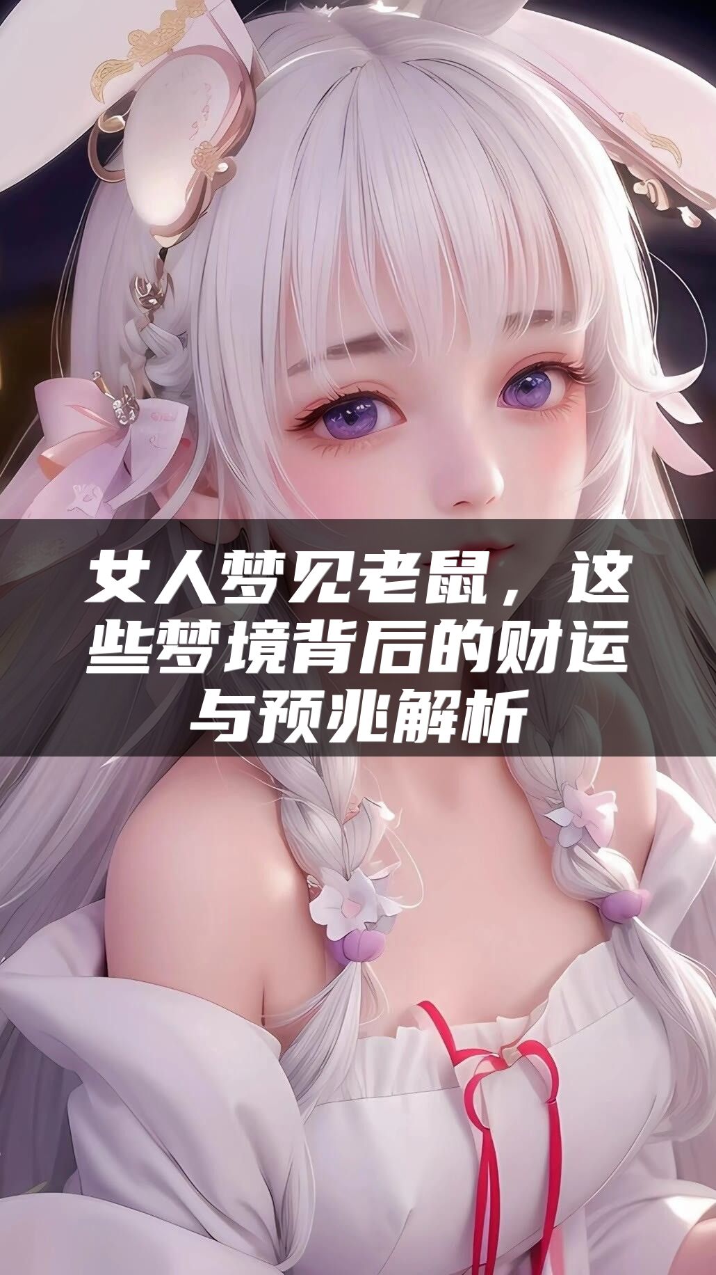 女人梦见老鼠，这些梦境背后的财运与预兆解析