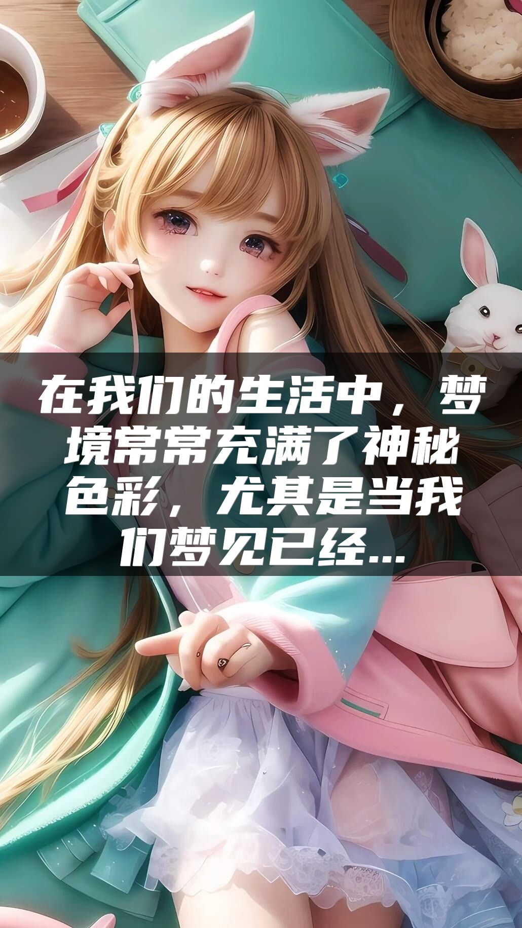 在我们的生活中，梦境常常充满了神秘色彩，尤其是当我们梦见已经...