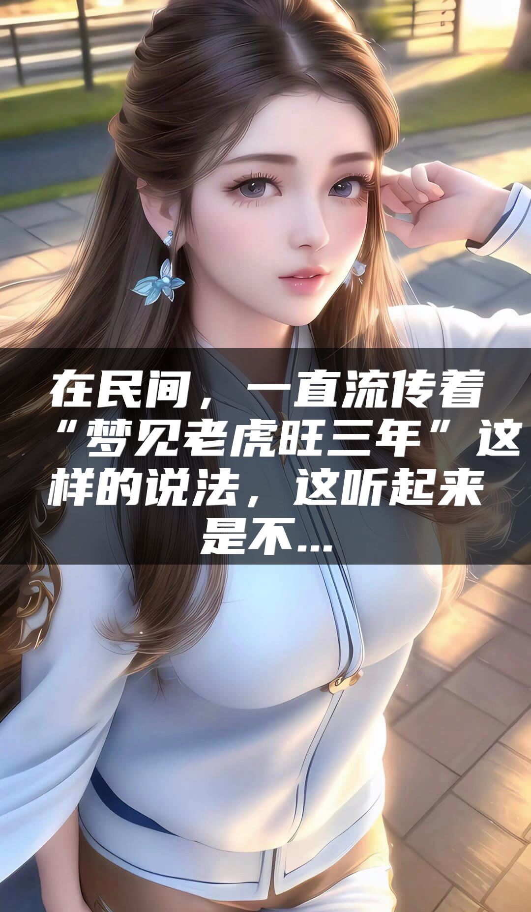 在民间，一直流传着“梦见老虎旺三年”这样的说法，这听起来是不...