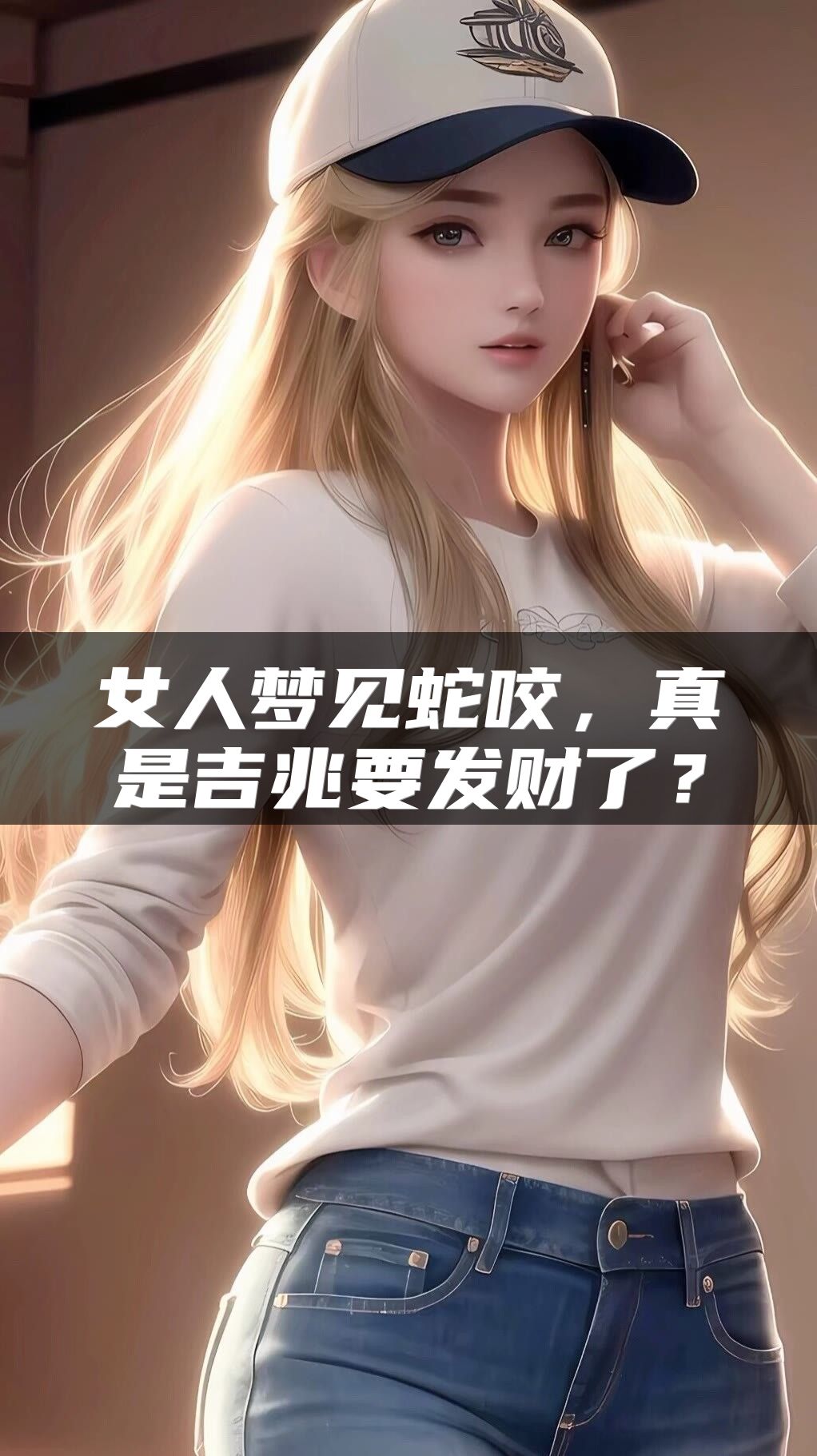 女人梦见蛇咬，真是吉兆要发财了？