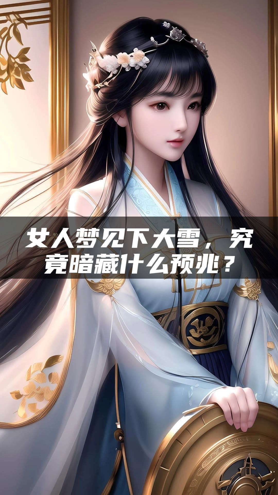 女人梦见下大雪，究竟暗藏什么预兆？