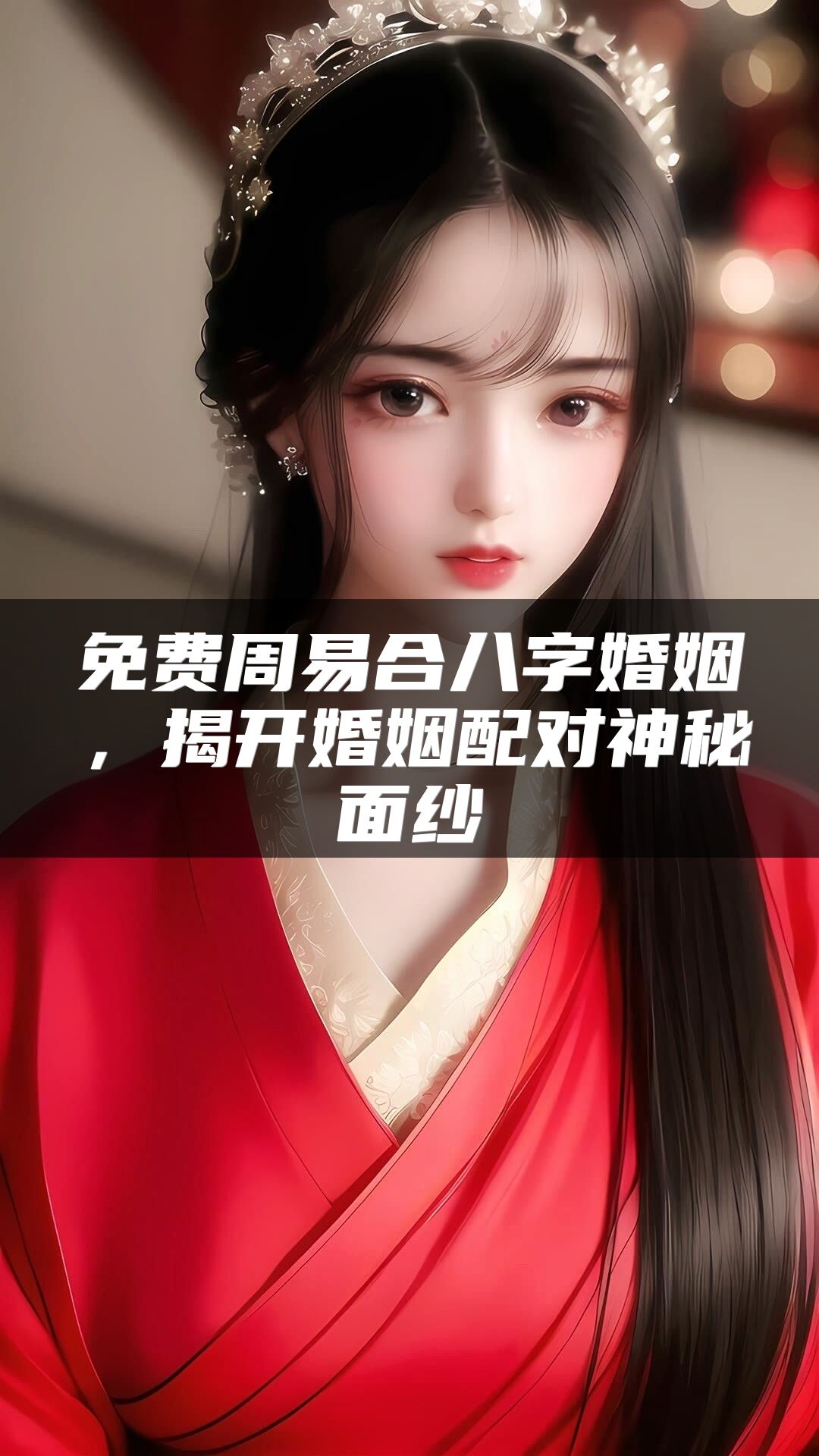 免费周易合八字婚姻，揭开婚姻配对神秘面纱