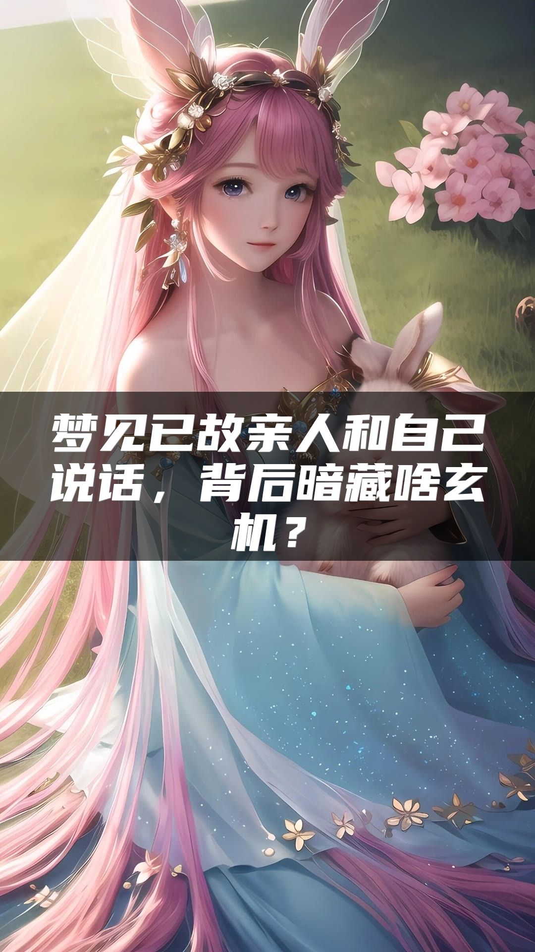 梦见已故亲人和自己说话，背后暗藏啥玄机？