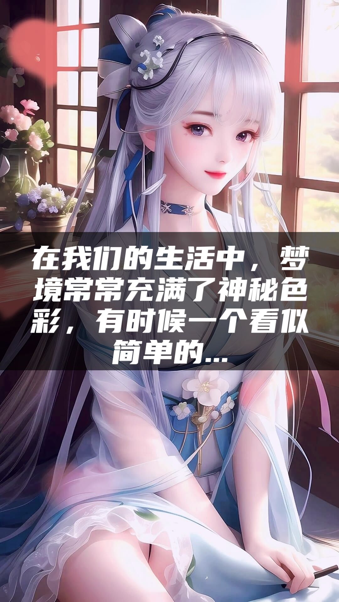 在我们的生活中，梦境常常充满了神秘色彩，有时候一个看似简单的...
