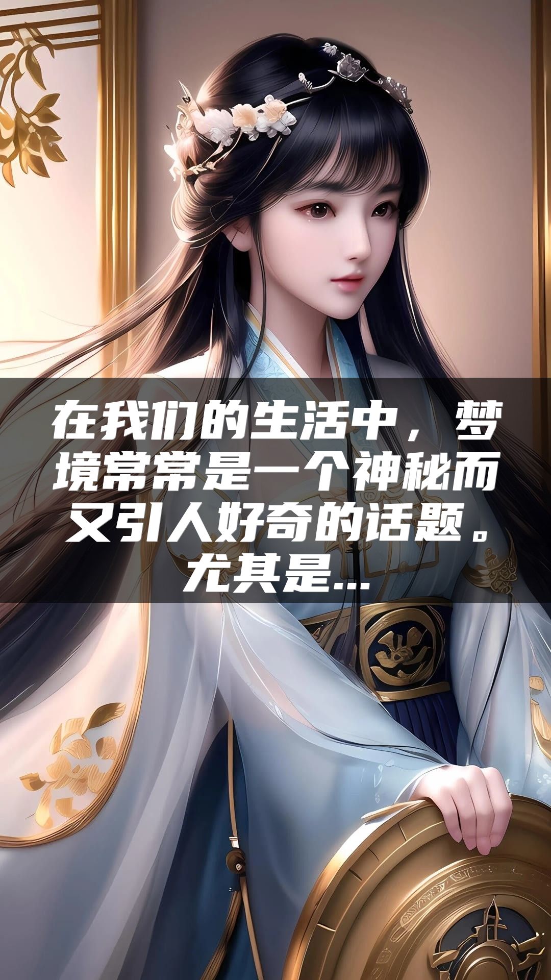 在我们的生活中，梦境常常是一个神秘而又引人好奇的话题。尤其是...