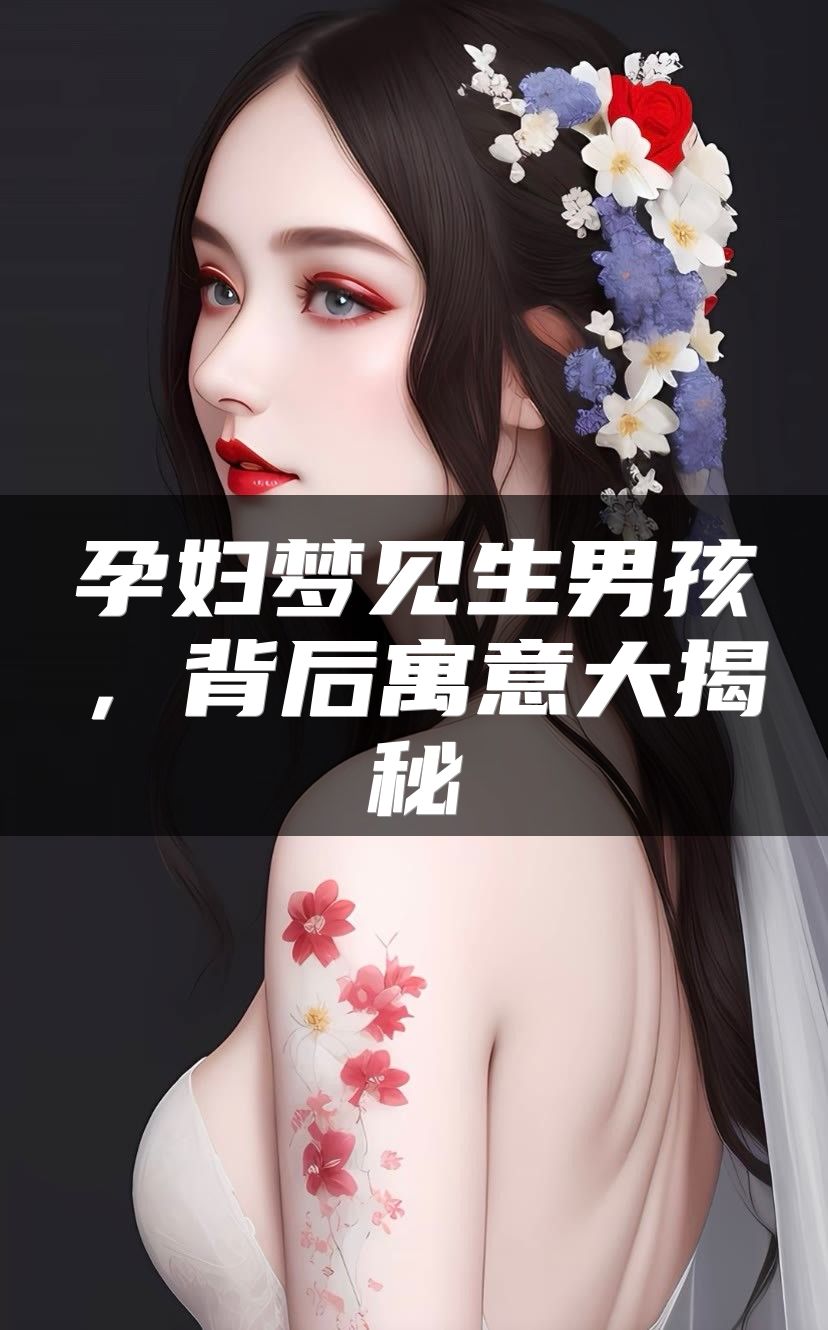 孕妇梦见生男孩，背后寓意大揭秘