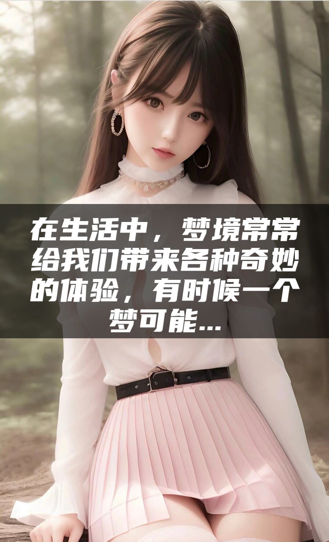 在生活中，梦境常常给我们带来各种奇妙的体验，有时候一个梦可能...