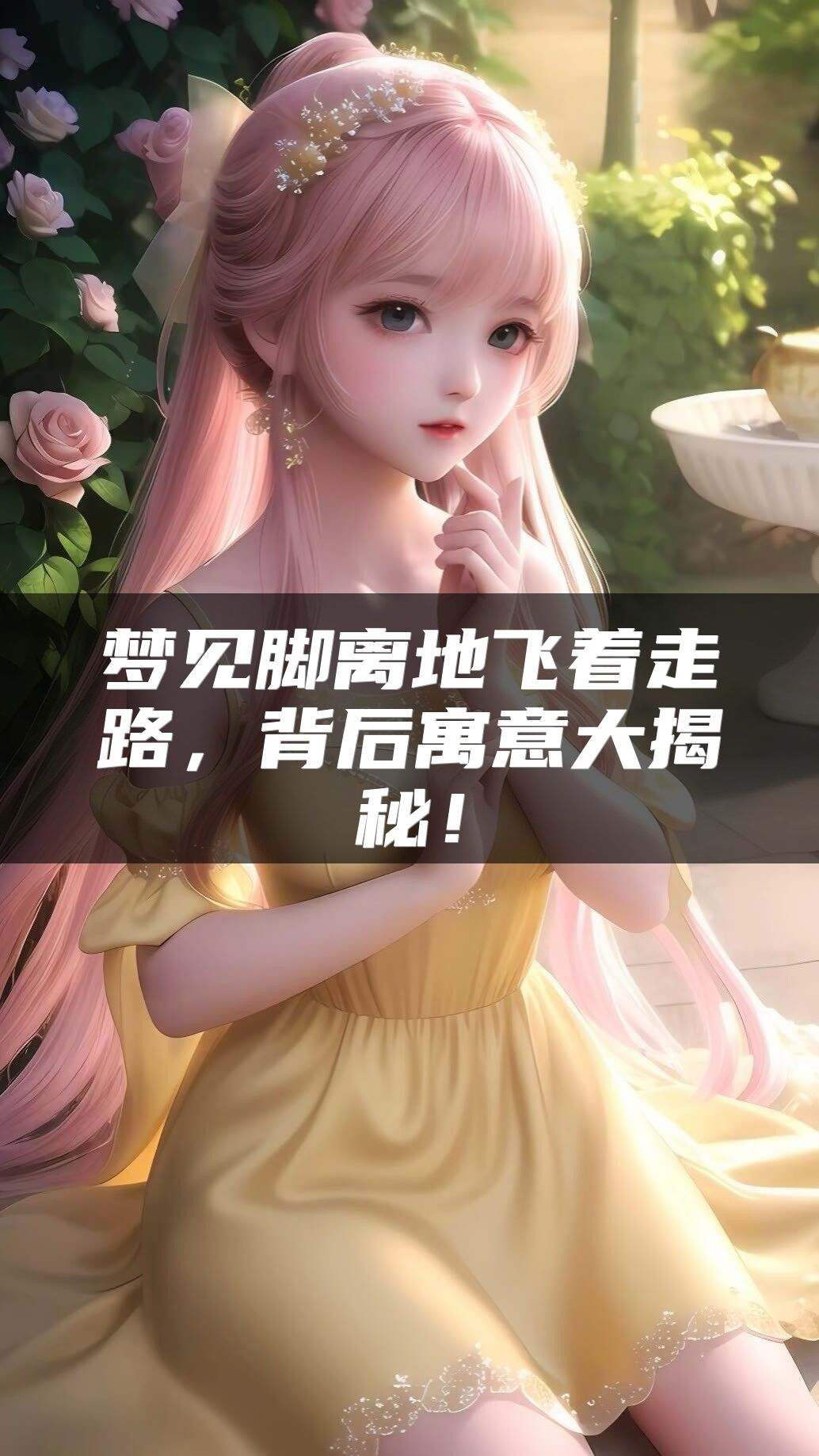 梦见脚离地飞着走路，背后寓意大揭秘！