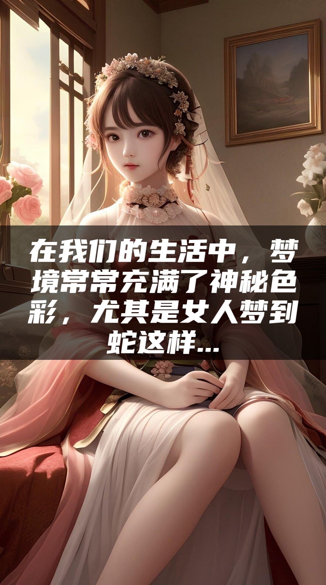 在我们的生活中，梦境常常充满了神秘色彩，尤其是女人梦到蛇这样...