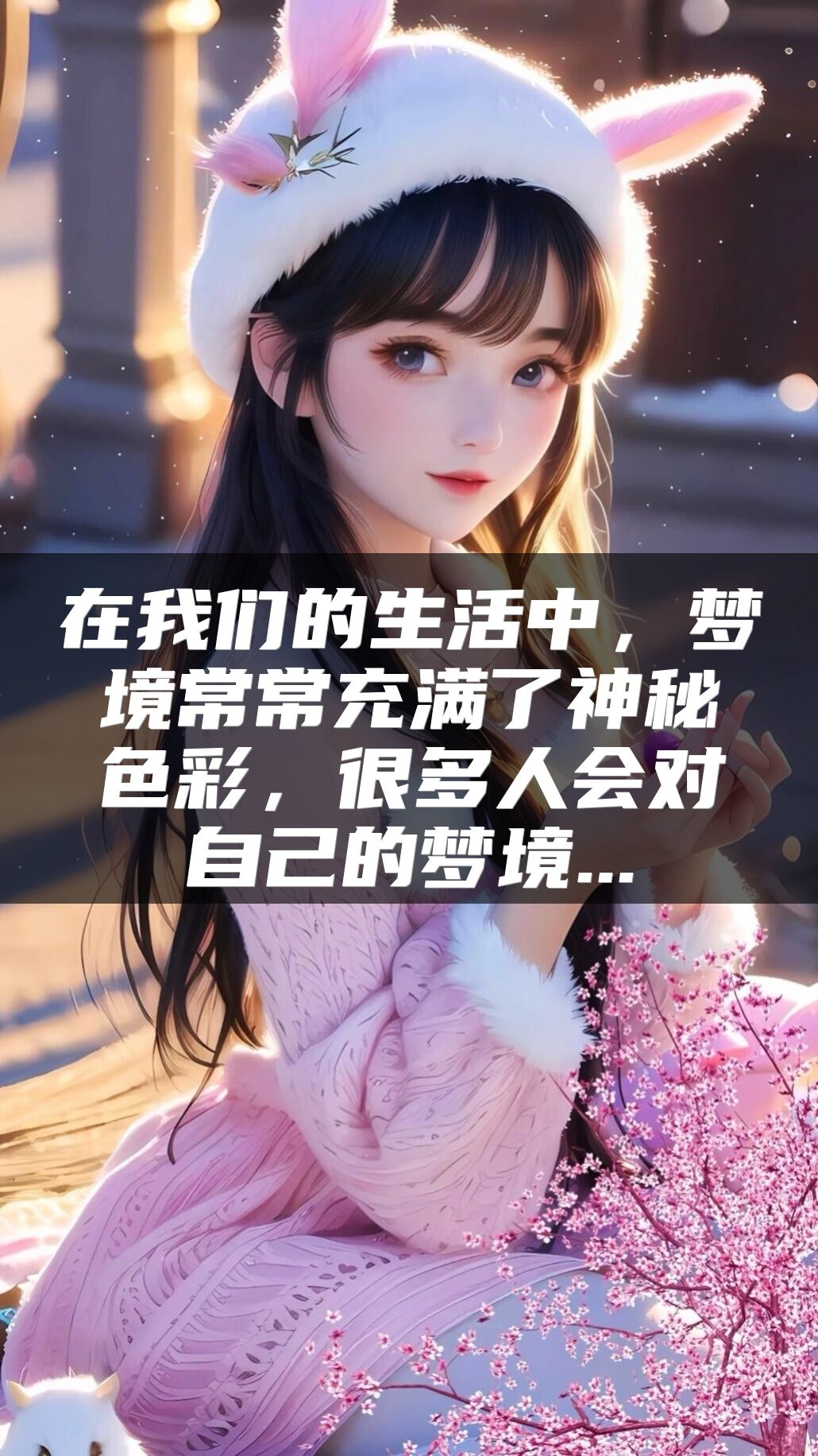 在我们的生活中，梦境常常充满了神秘色彩，很多人会对自己的梦境...