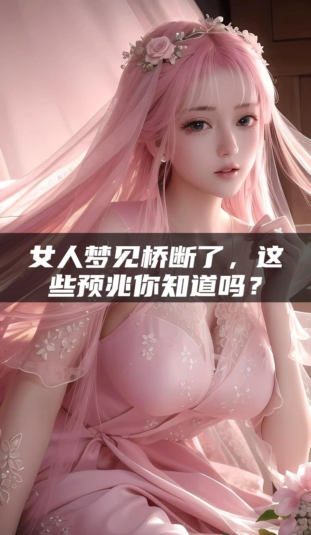 女人梦见桥断了，这些预兆你知道吗？