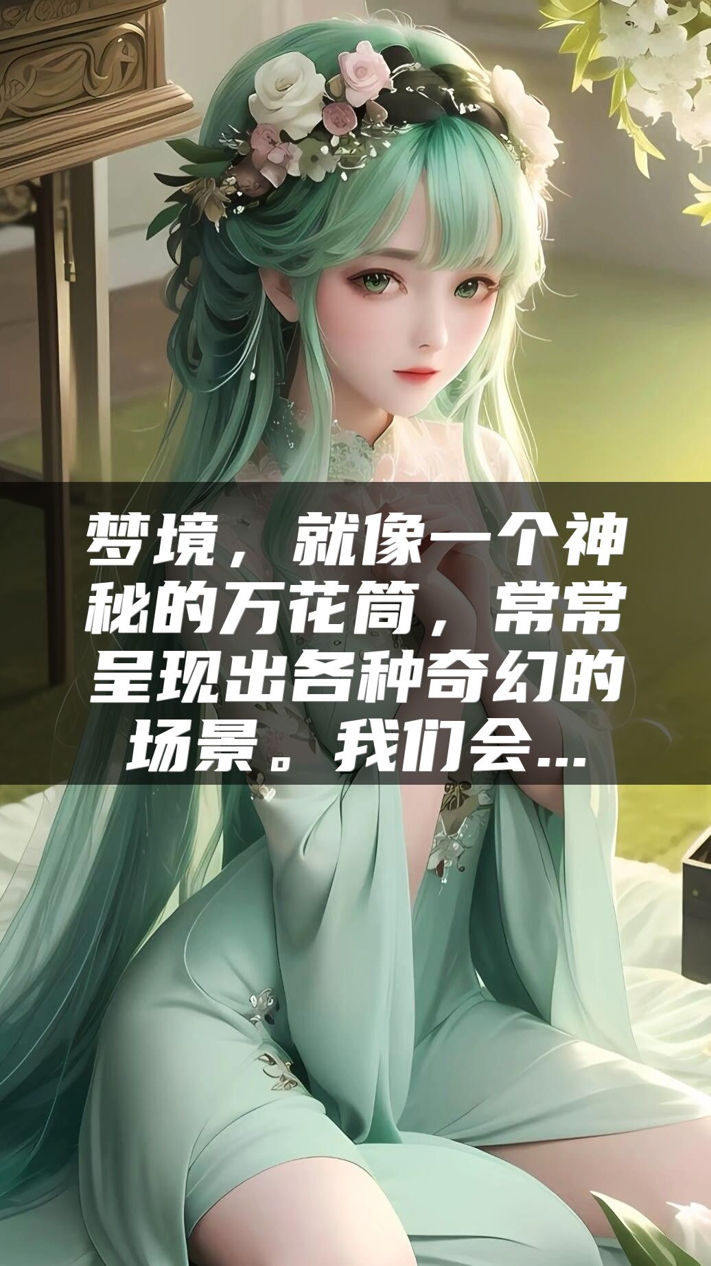 梦境，就像一个神秘的万花筒，常常呈现出各种奇幻的场景。我们会...