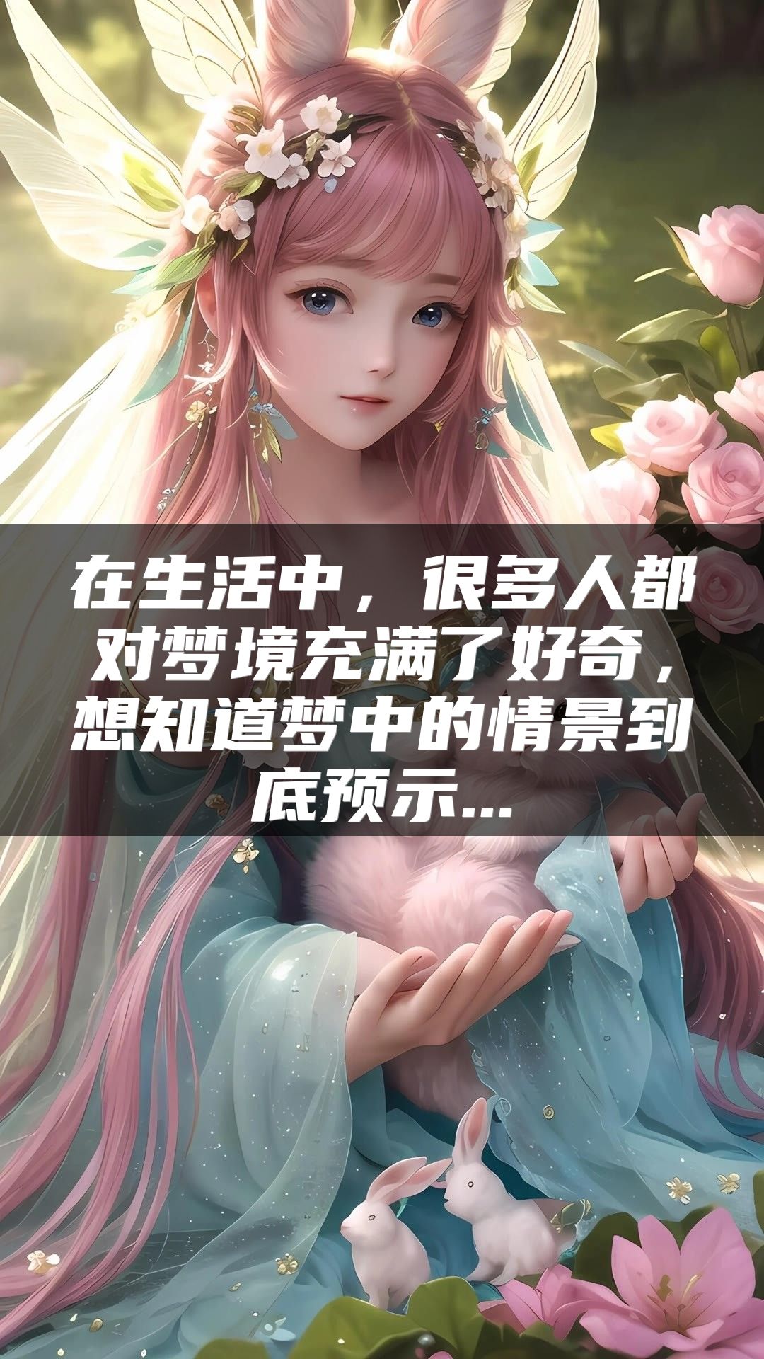 在生活中，很多人都对梦境充满了好奇，想知道梦中的情景到底预示...