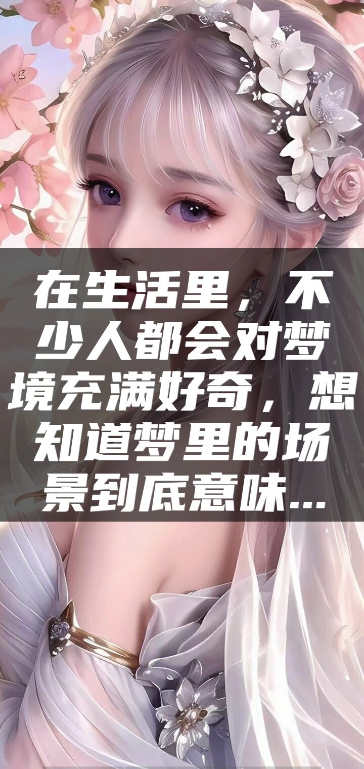 在生活里，不少人都会对梦境充满好奇，想知道梦里的场景到底意味...