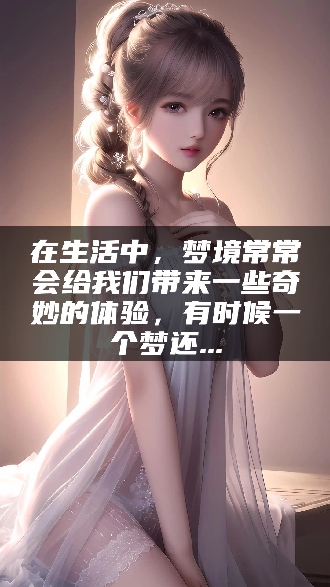 在生活中，梦境常常会给我们带来一些奇妙的体验，有时候一个梦还...