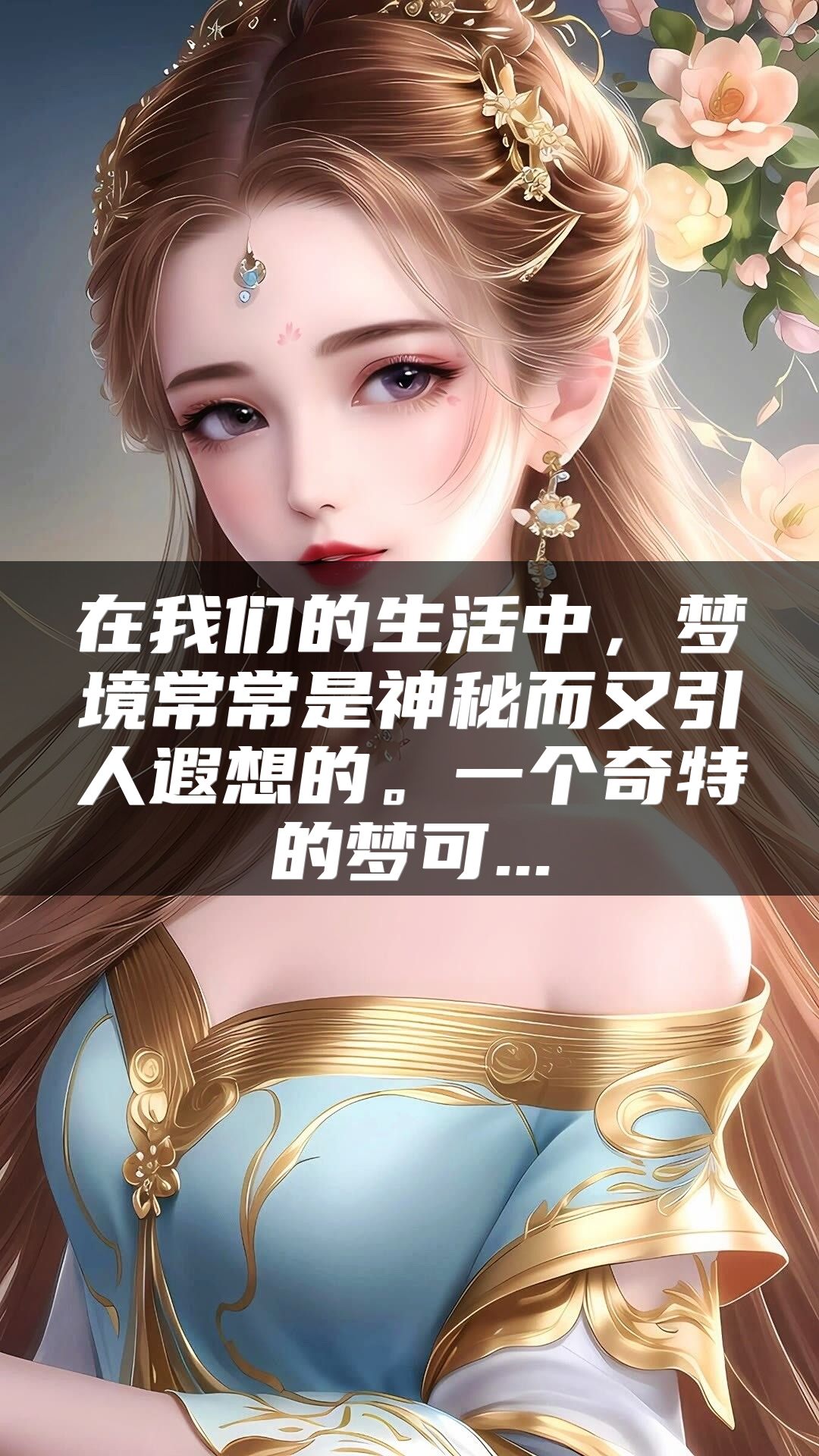 在我们的生活中，梦境常常是神秘而又引人遐想的。一个奇特的梦可...