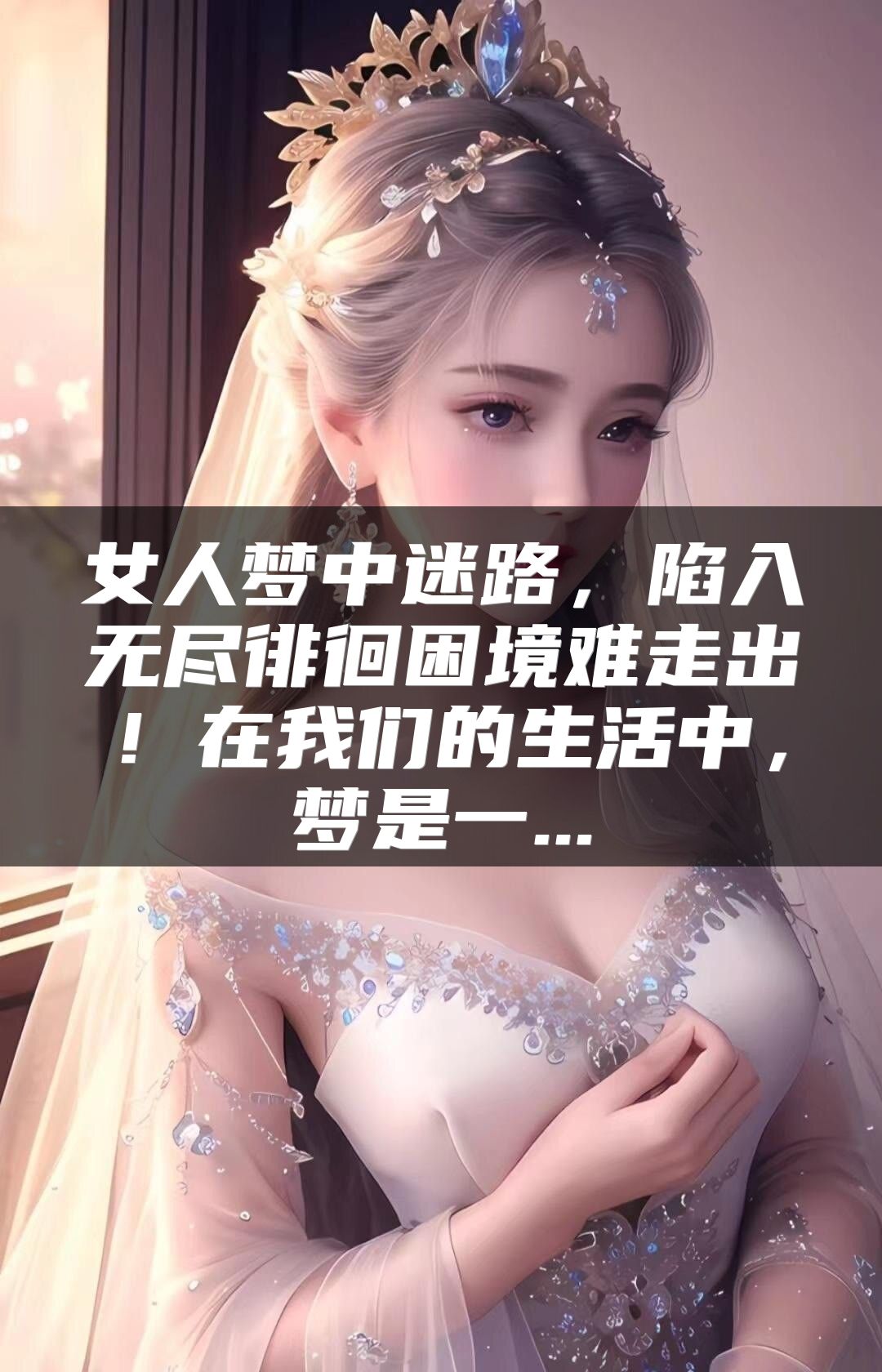 女人梦中迷路，陷入无尽徘徊困境难走出！在我们的生活中，梦是一...