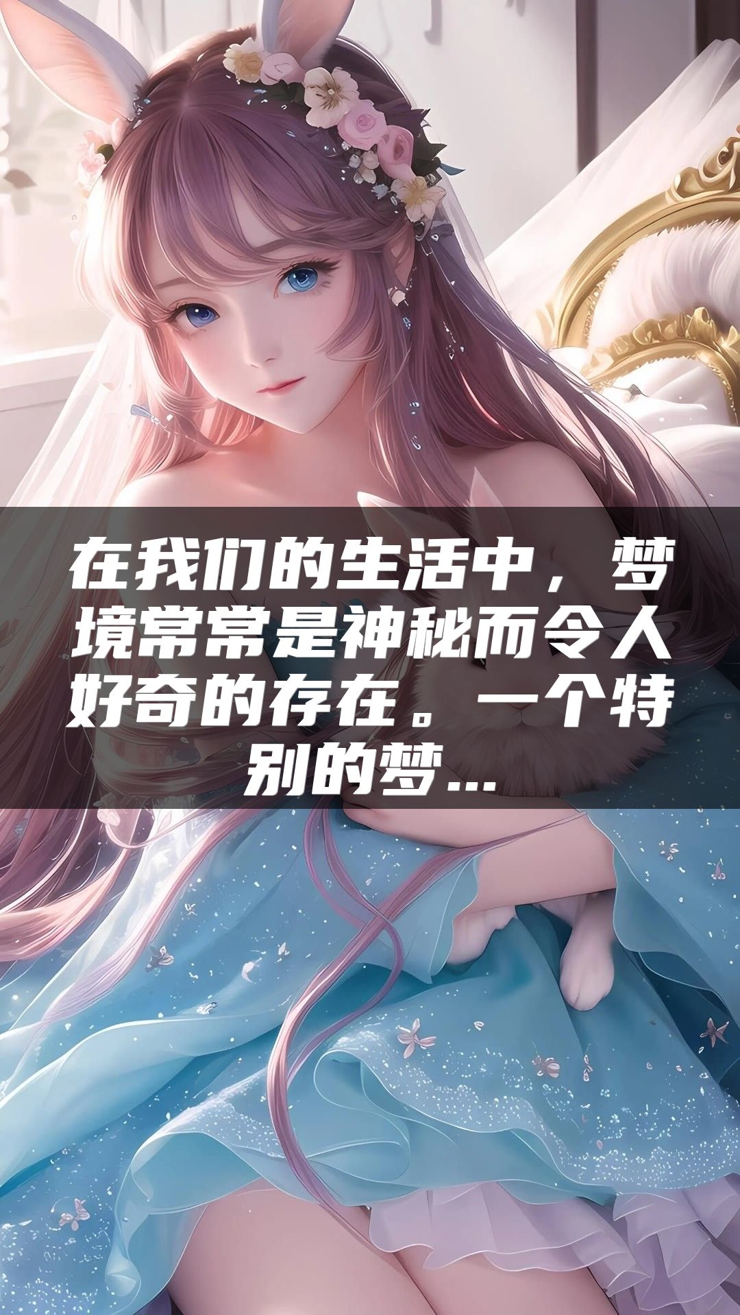 在我们的生活中，梦境常常是神秘而令人好奇的存在。一个特别的梦...
