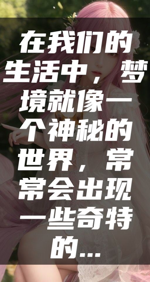 在我们的生活中，梦境就像一个神秘的世界，常常会出现一些奇特的...