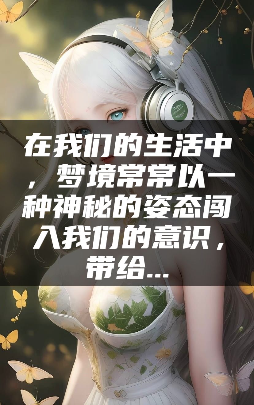 在我们的生活中，梦境常常以一种神秘的姿态闯入我们的意识，带给...