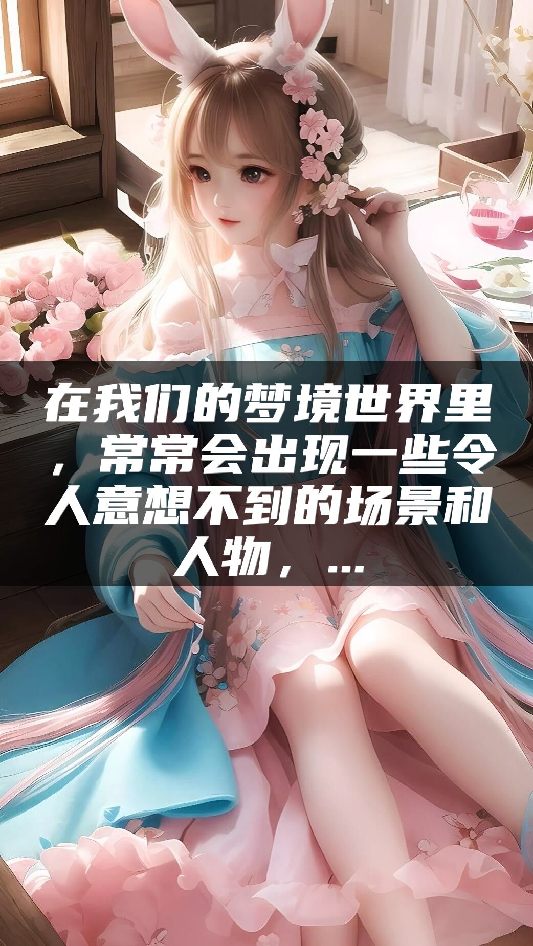 在我们的梦境世界里，常常会出现一些令人意想不到的场景和人物，...