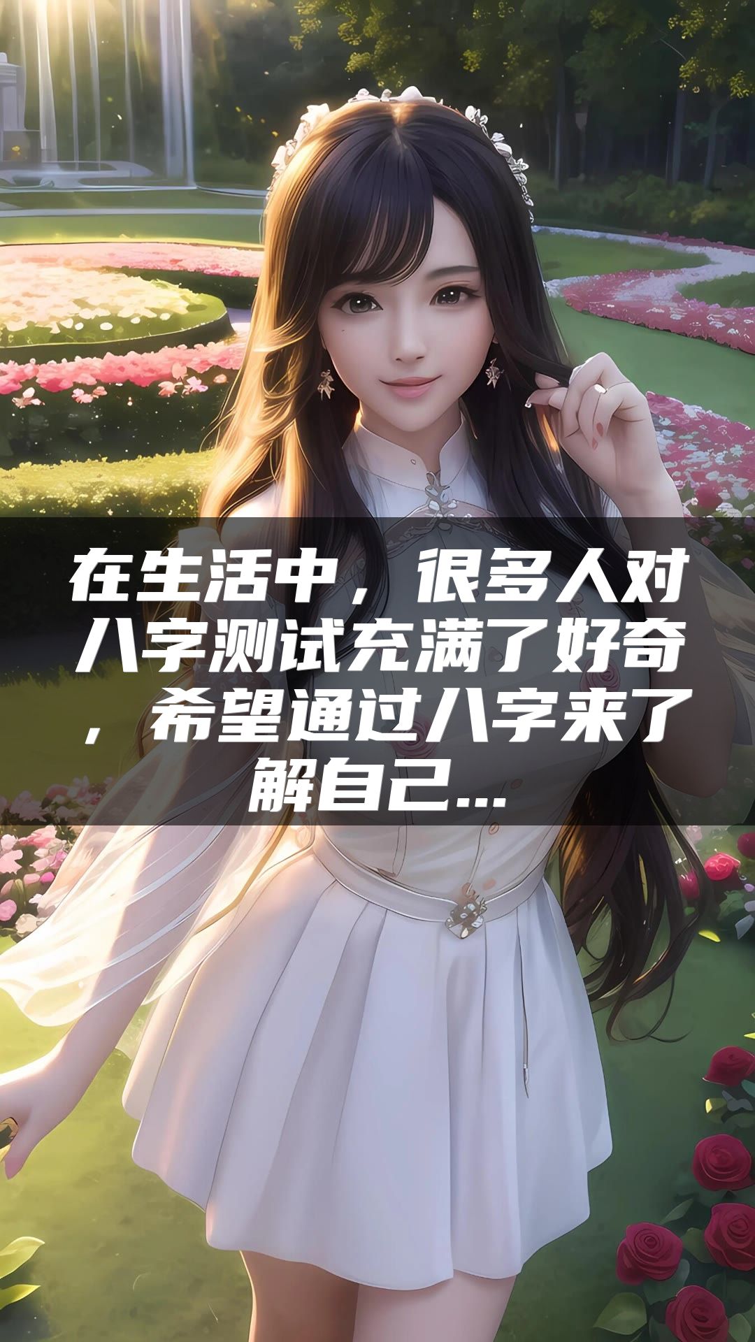 在生活中，很多人对八字测试充满了好奇，希望通过八字来了解自己...